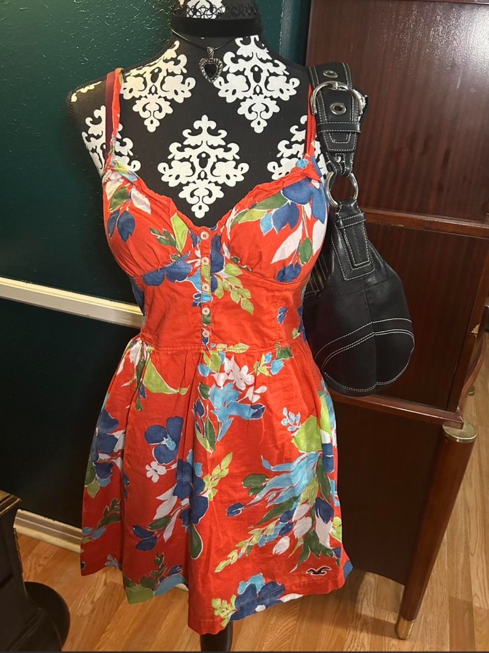 Y2K Hollister Floral Mini Sun Dress